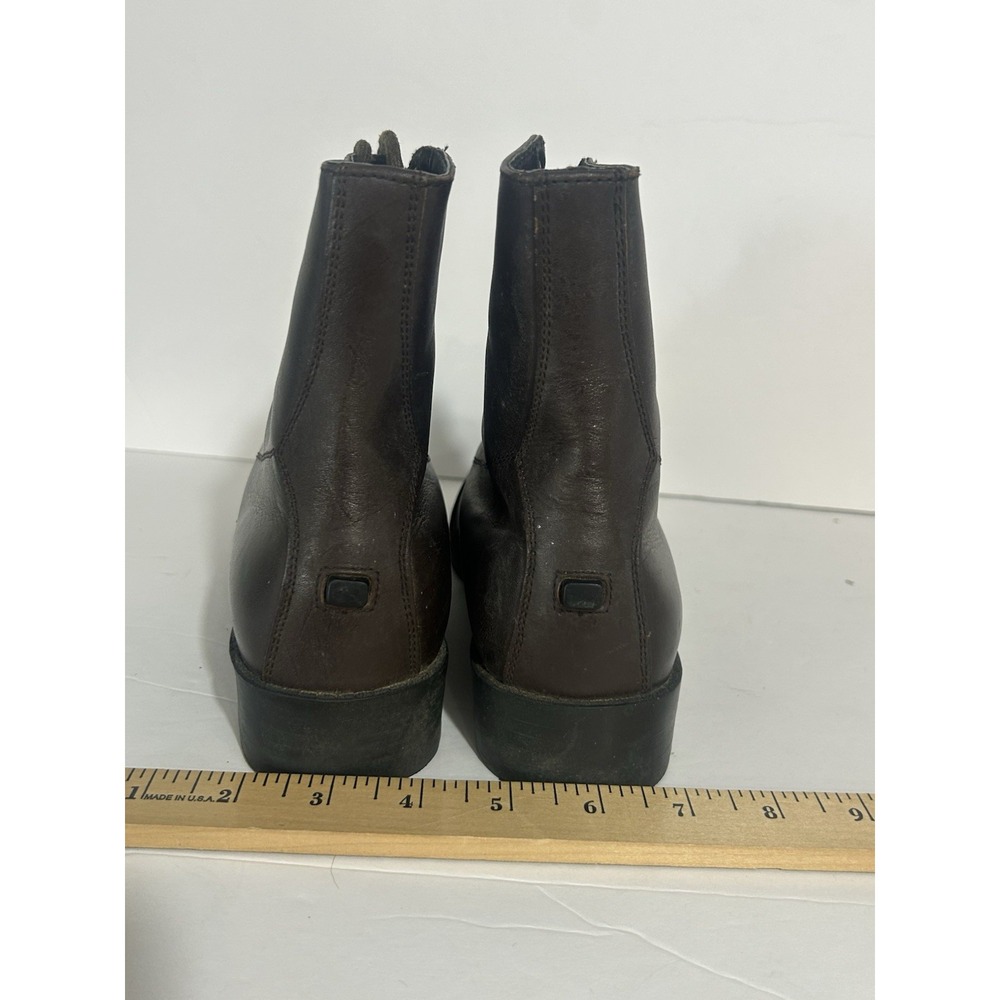 Dublin Esteem Leather Brown Boots Sz 7 Prairie Y2K Equestrian Western Victorian - Picture 2 of 11